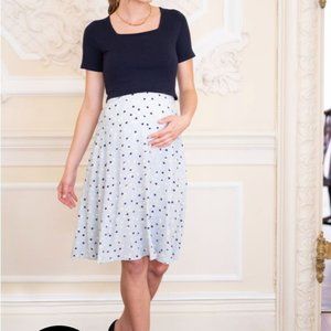 Seraphine - Maternity and Nursing Midi Dress with Top - Size 8